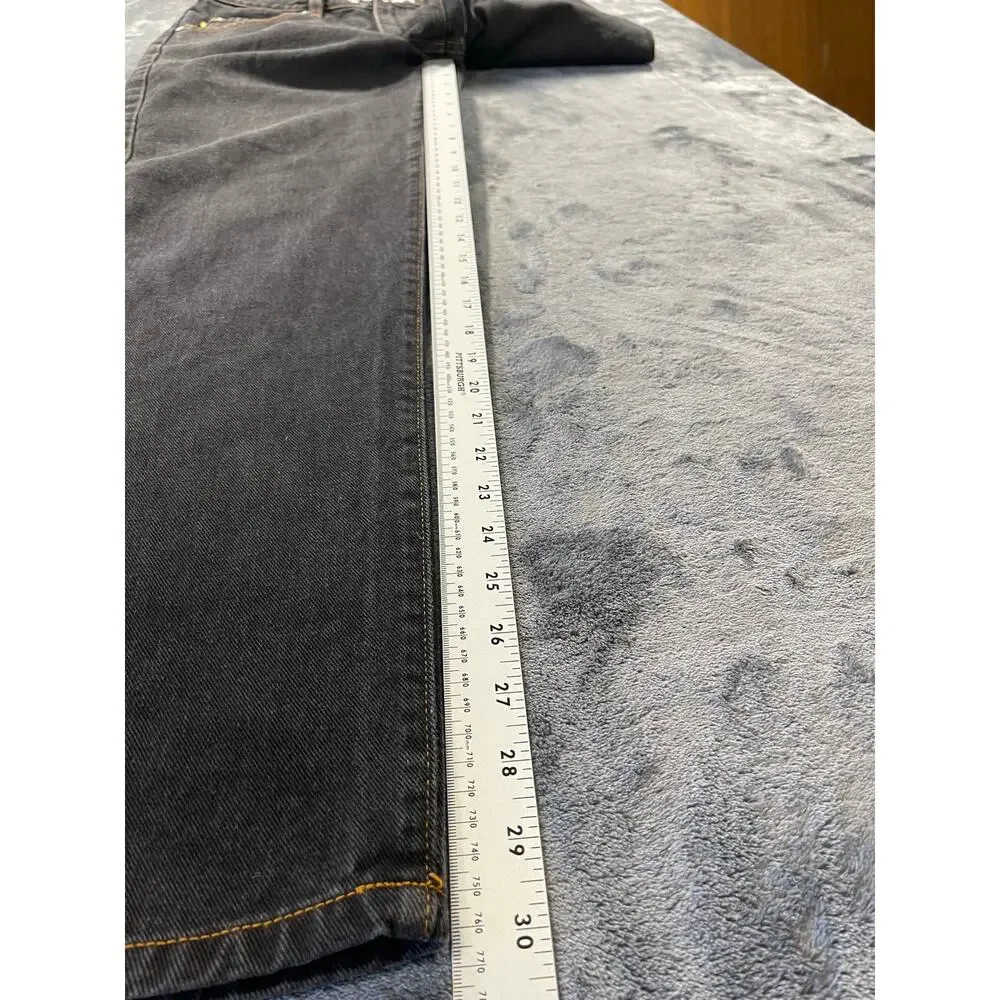 Vintage 90s Todd Oldham Eazy Jeans Dark Wash Relaxed Straight Leg 32x32 EUC